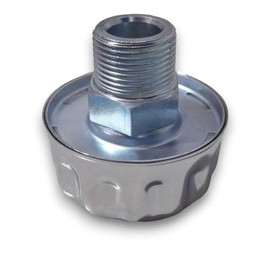 Hydraulic Oil and Fuel Filler Metal Vent Breather Cap for Reservoir Tank (NPT 1 in Threaded, Chrome Plated)