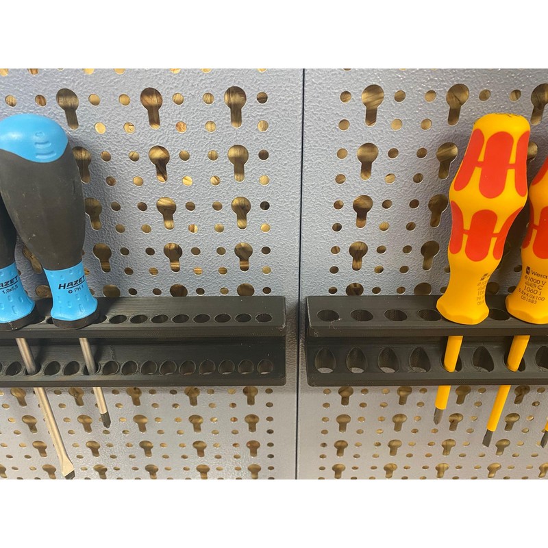 Generisch Tool Holder for Küpper Perforated Wall - Screwdriver &