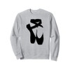 Ballet Ballerina Dance Pointe Ribbon Shoes Girl Sweatshirt