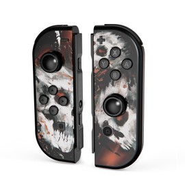 LungDongQuest Controller Compatible with NS Switch,Replacement Wireless Controller For Switch/Lite/OLED,with/Dual Vibration/Motion/Wake-up/Screenshot - Black