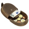 Leather Men's Schütter Coin Purse, Polished & Oiled Cowhide Leather,