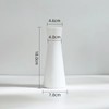 18cm Ceramic Bud Vase Tall Conic Flower Single Stem Vase