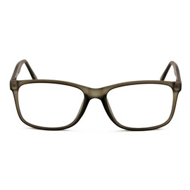 V.W.E. Men XL wide reading glasses clear lens optical reader Anti Blue Blocker UV 150mm (Full Reader - Grey, 1.25, x)