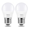 RIMOL Refrigerator Light Bulb, 40W Equivalent 120V A15 LED Fridge