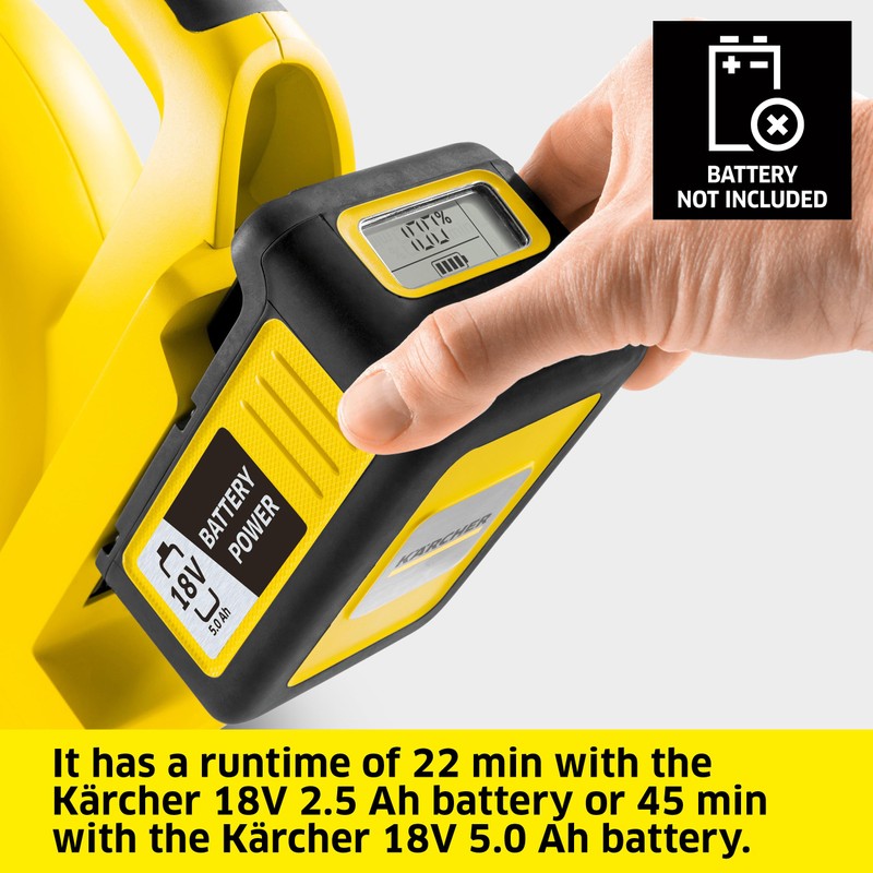 Kärcher LBL 2, Cordless Leaf Blower with 130 mph Air