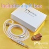 mfreeo Premium IEM Upgrade Cable, MMCX/2-Pin 0.78mm Earphone Cord, 8-Core