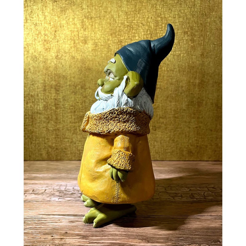 SEWAS Garden Gnome Master Joka Gnome Hand Painted and Weatherproof