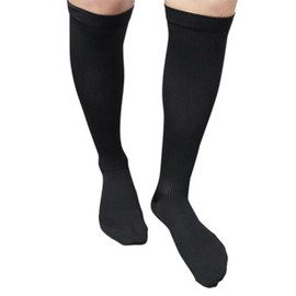 Rimfix Medical Elastic Stockings Rexfit Men's High Socks Medium Compression Black Men Size LL Size 1814