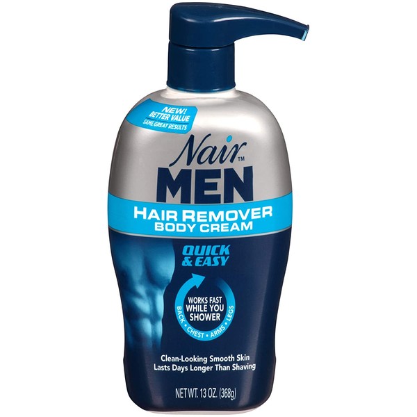Nair Hair Remover for Men Hair Remover Body Cream, 13 oz.