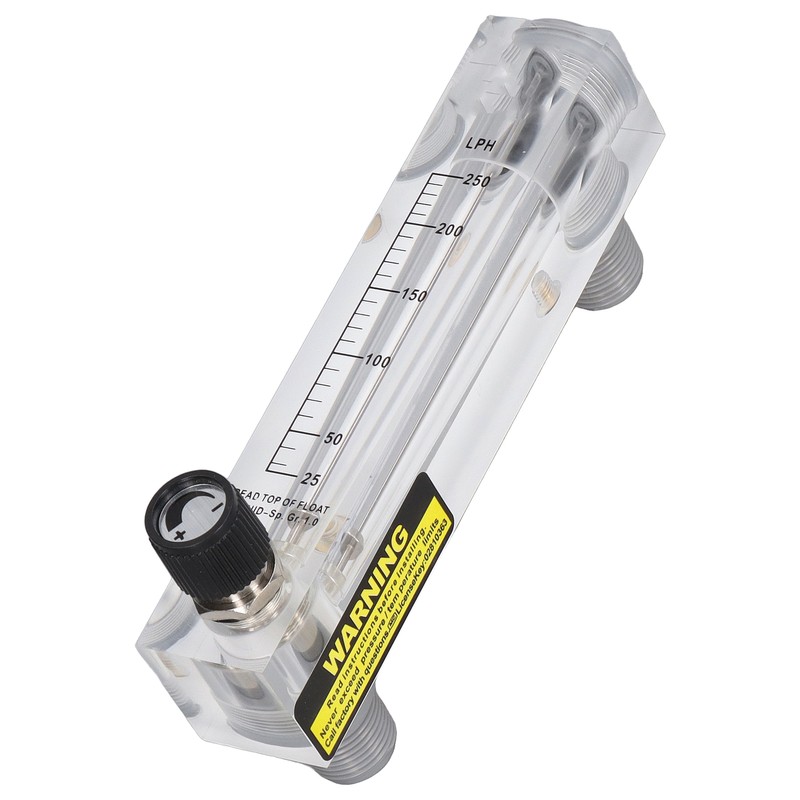 Panel Flowmeter Adjustment Large Measurement Range High Accuracy Transparent Acrylic