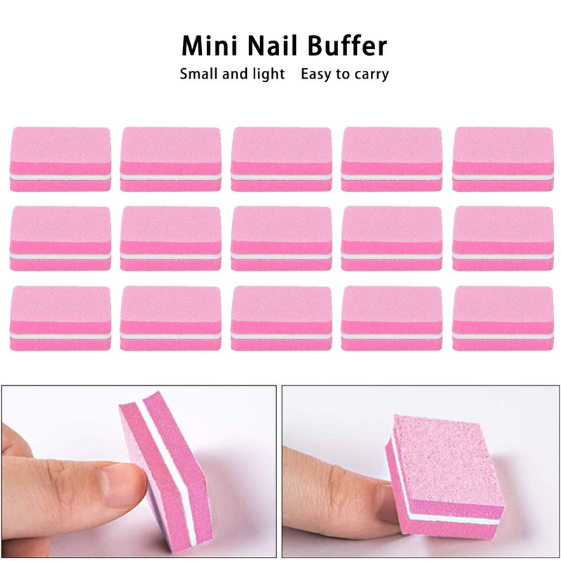 30 Pieces Nail File Block, Sanding Buffer, Polishing File, Nail