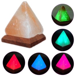 USB Charging Crystal Salt Lamp Air Purifier Color Changing Himalayan Ionic Night Light Salt Lamp