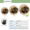 Aeyee Modern Moon Wall Sconce Lighting, Dimmable Nightlight with Remote