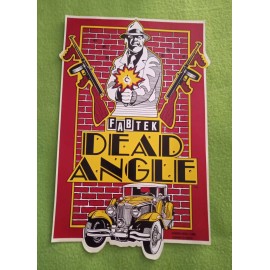 Classic (2) Original Vintage Arcade Side Art "Dead Angle" (Fabtek)