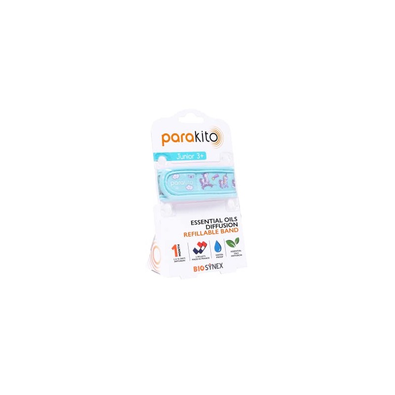 PARA'KITO Essential Oil Diffusion Mosquito Wristband | Kids (Unicorn)