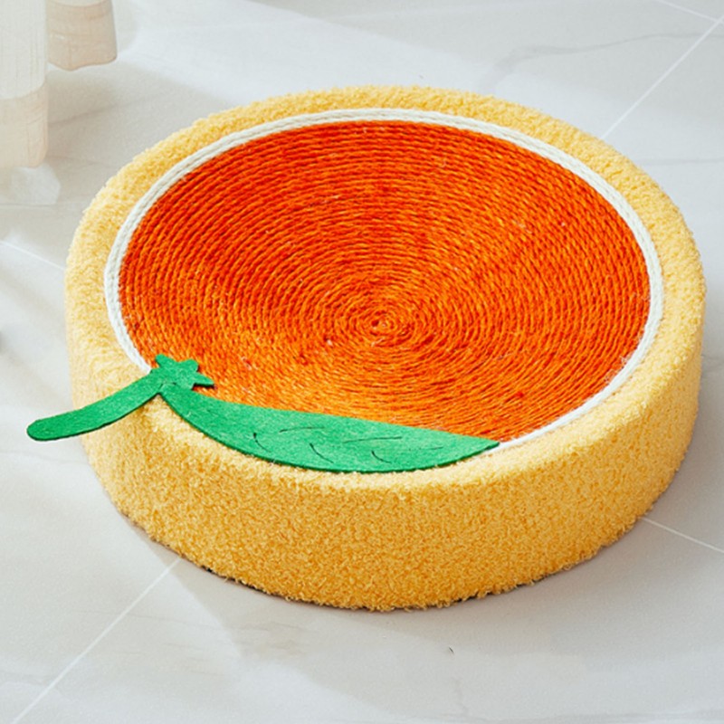 Cat Scratcher Bed Sisal Round Shape Cat Scratcher Lounge Bed