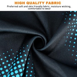 YANIKY Sports Bandana Cap - Breathable Headscarf Men - Bandana Cap Women's Durag Running Hat Turban Men's Summer Cycling Hat Headscarf for Cycling Travel Running Fitness, Black01+Teal