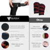 BURZKA Knee Wraps Rodilleras Venda Compresion Elastica Gym Profesionales Para