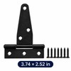T-Shaped Strap Hinges for Doors & Gates – Galvanized Metal