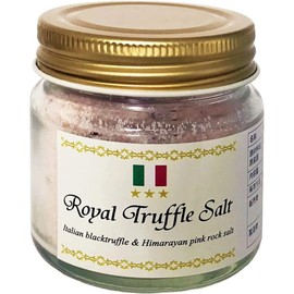Truffle Salt, 3.5 oz (100 g), 3.5 oz (100 g), Royal Truffle Salt, Black Truffle, "Italian Truffle and Himalayan Red Rock Salt", Pink Salt, Made in Japan, Shio Shio Long-Established, Large Capacity