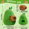 Huanmin Capybara Plush Toy 35 cm Avocado Capy-bara Cuddly Toy