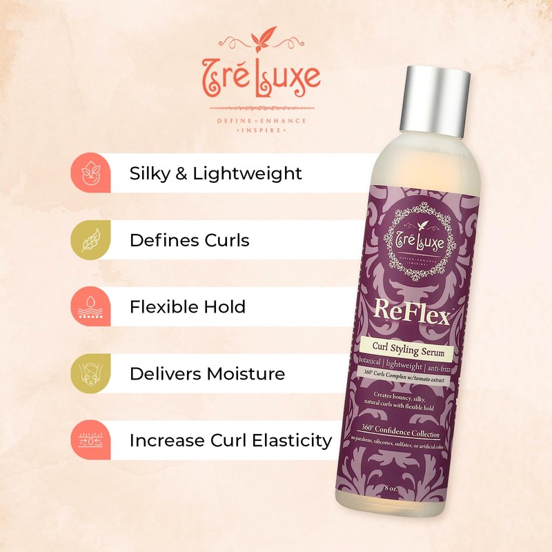 Treluxe Reflex Curl Styling Serum, 8 Fz
