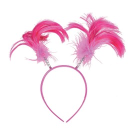 Fun Express - Team Spirit Head Boppers Pink 1 pc - Apparel Accessories - Hats - Head Boppers - 1 Piece