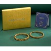XIANNVXI 2 Pcs Gold Bracelets for Men Mens Gold Bracelet