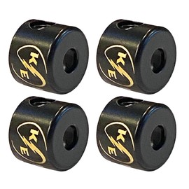 Kurrent Electric Pack of Straight End Caps Solderless Guitar Patch Cable (4)