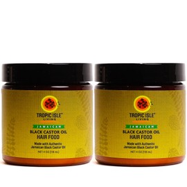 Tropic Isle Living Jamaican Black Castor Oil Hair Food 4 oz (Pack of 2)