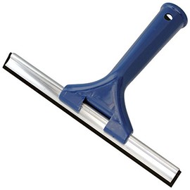 Bürstenmann Fenster – Reiniger mit Kunststoff Griff, 20 cm, blau