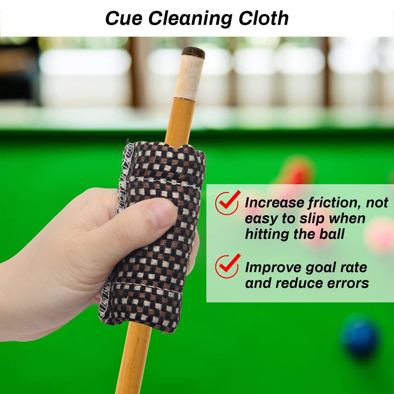 Windspeed 4+1 Pool Table Brush Set, Wood Billiards Pool Table