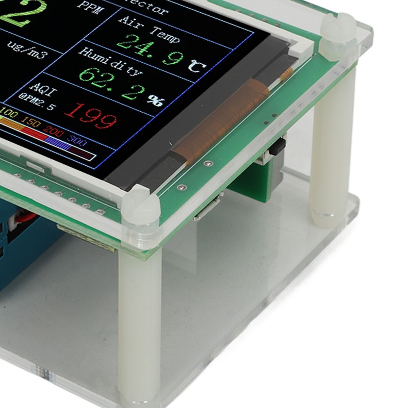 Air Quality Monitor Home Carbon Dioxide Detector High Accuracy Sensor