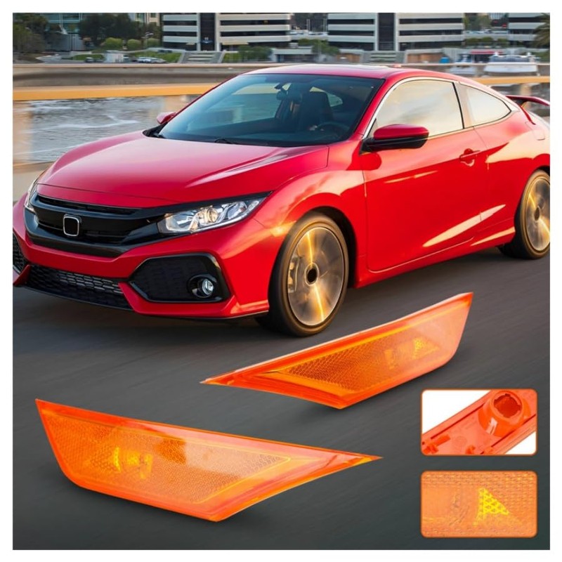 VIPIH Side Marker Light, Marker Lamp, Compatible with Honda Markers,