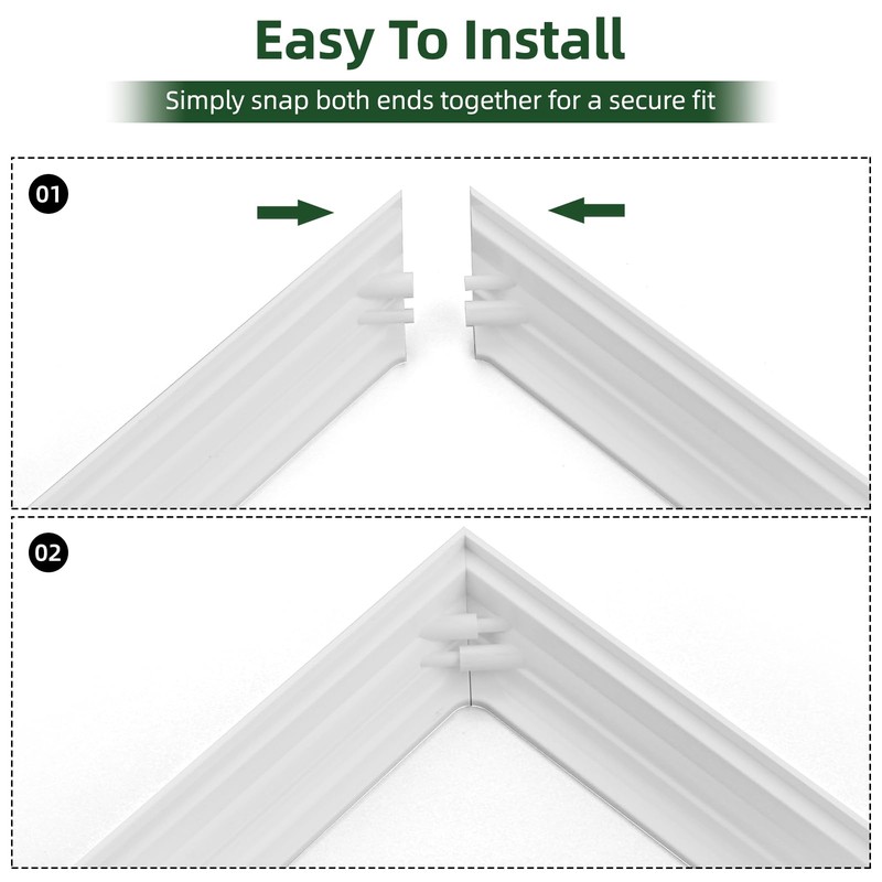 5 x 5 Post Cap & Base Set, Vinyl Fence