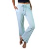 Faceplant Dreams Pantalón de bambú para Salón, Agua (Aqua), M