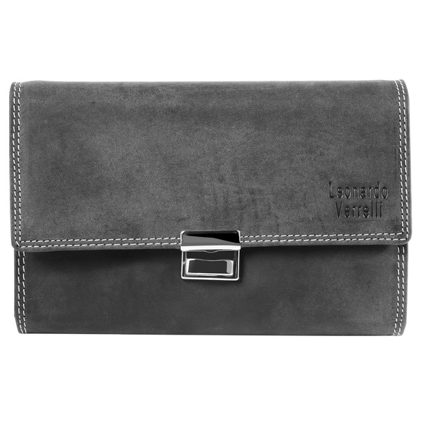 LEONARDO VERRELLI Waiter Wallet Leather Waiter's Wallet, Wallet, Women's Men's
