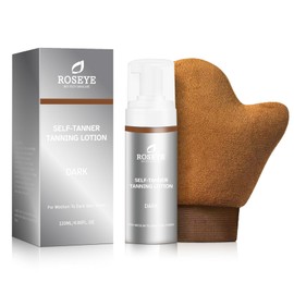 LMDGDS Self Tanning Lotion, Self Tanning with Natural Tan DHA, Moisturising & Vegan, No Artificial Fragrances - Dark, 120 ml