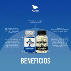 Pack Citratos Citrato Magnesio Potasio 100 Cápsulas Duo Dinamico Duerme Despierta Energía Ayuda Huesos Articulaciones Músculos Alta Absorción