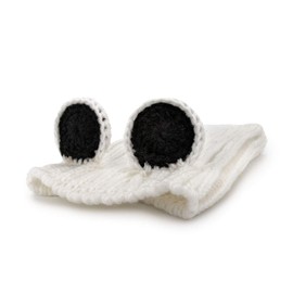 Zoo Snoods Panda Dog Costume - Neck and Ear Warmer Hood for Pets