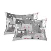 xigua Cat Satin Pillowcases Breathable Pillow Case for Hair and