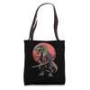 Samurai T-Rex Dinosaur Katana Sword Tyrannosaurus Rex Tote Bag