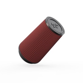 K&N RU-3130 Filtro de Aire Universal Lavable, Rojo, Brida 3.5 Pulgadas