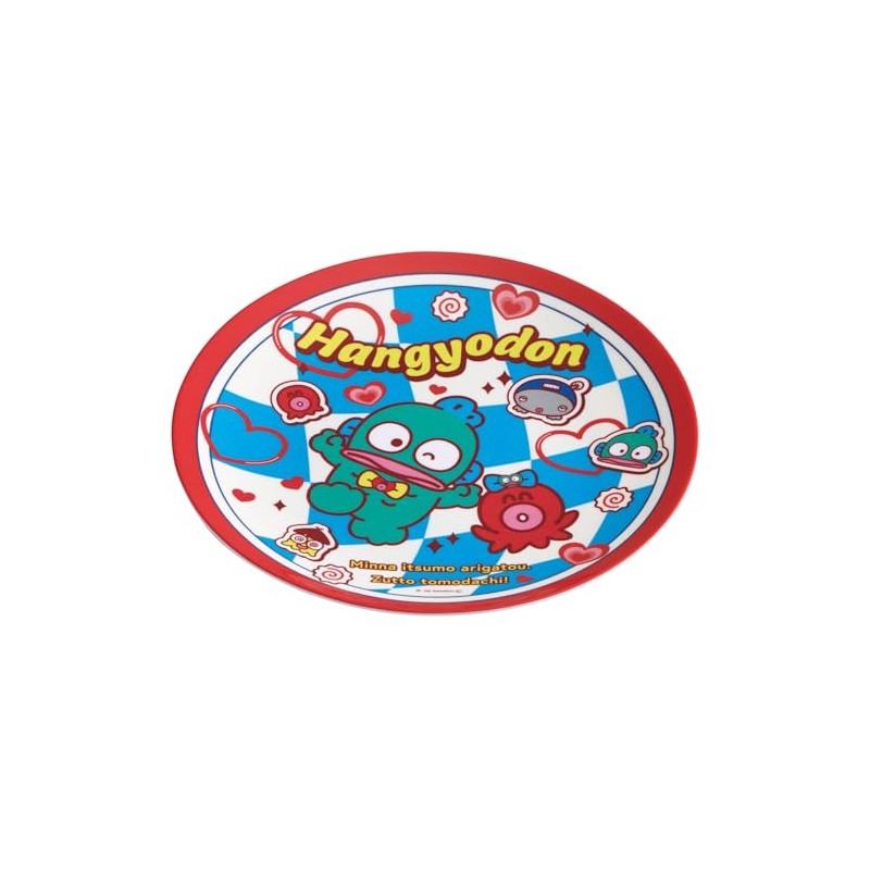 Skater MPL20P-A Melamine Plate, 7.9 inches (20 cm), Sanrio Hangyodon,