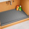 Jin&Bao Waterproof Under Sink Mat 34" x 22", Thick Silicone