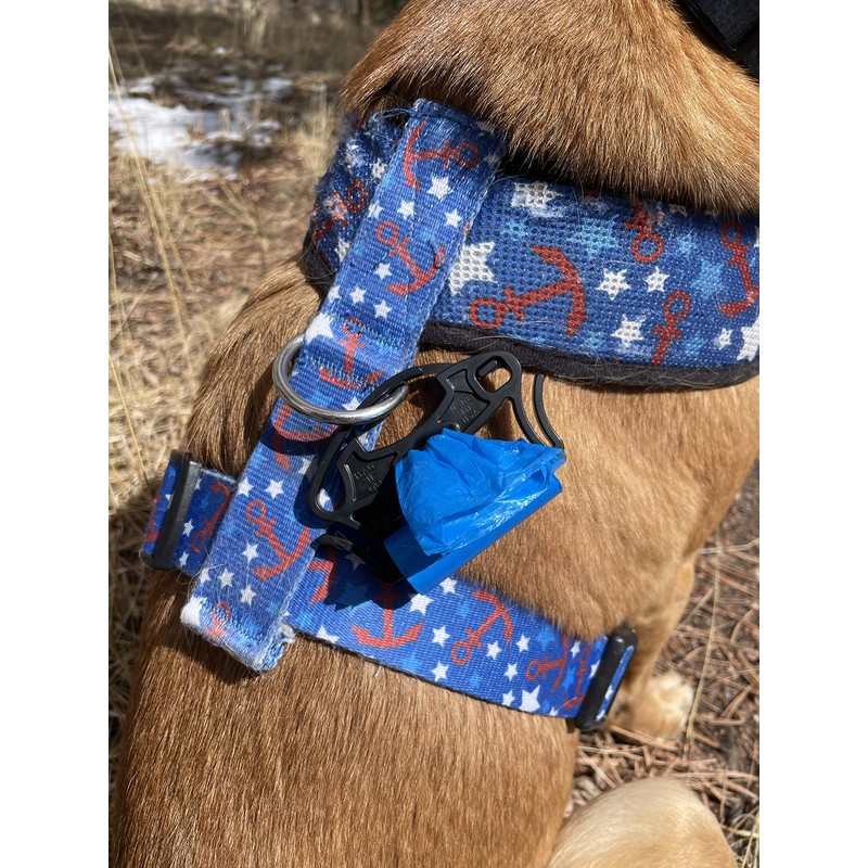 New Bag-N-Go Ultra Slim Bag Holder For Leash-One-Handed Operation- Keeps