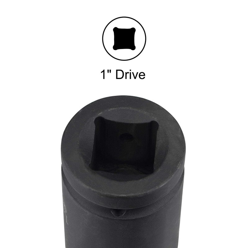 TOP-VIGOR 1 Inch Drive by 33mm 6-Point Impact Socket, Durable