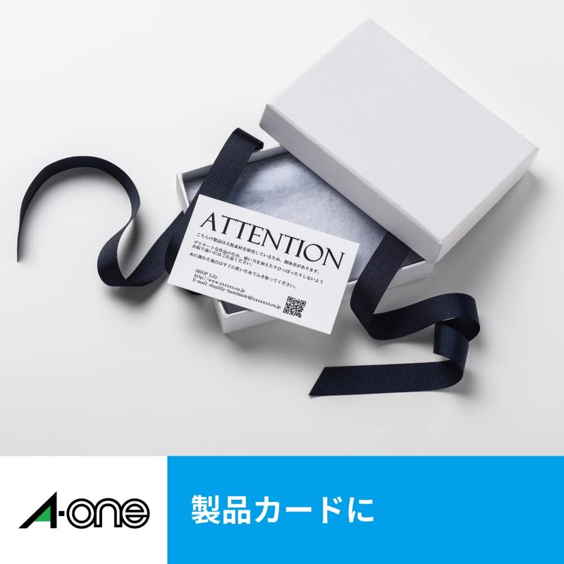 A-One Multi-Card Double-Sided Clear Edge Borderless Business Cards