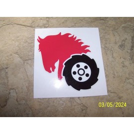 Wheelhorse Lawn & Garden tractor Decal 4 1/2" X 4 1/2"