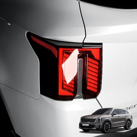 YOUTOOCAR Carbon Fiber Pattern Car Tail Light Cover Trim Compatible with Kia Sorento 2024 Accessories